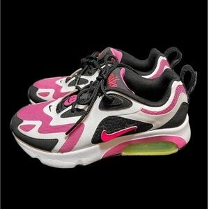 Nike Air Max 200 Have A Nike Day Black & Pink Sneakers  Size 8.5 (CU4745-001)